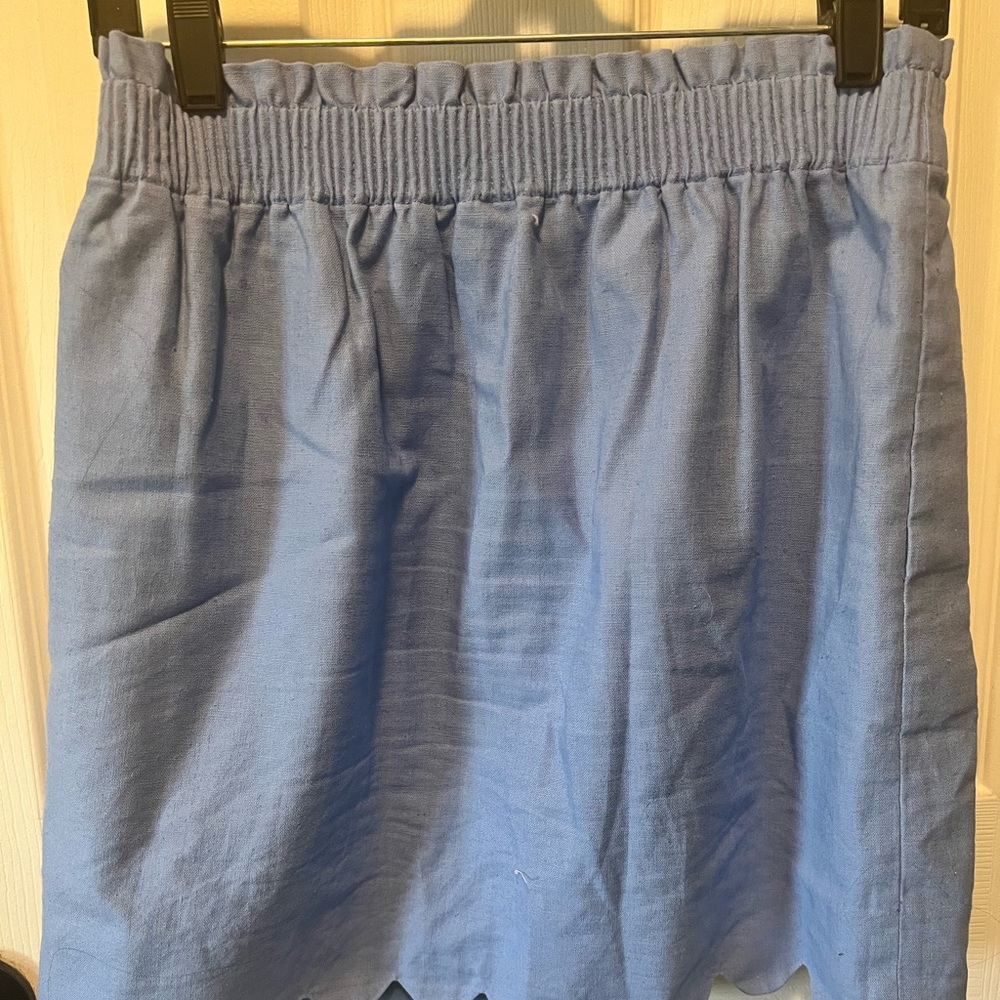 J.Crew scalloped skirt